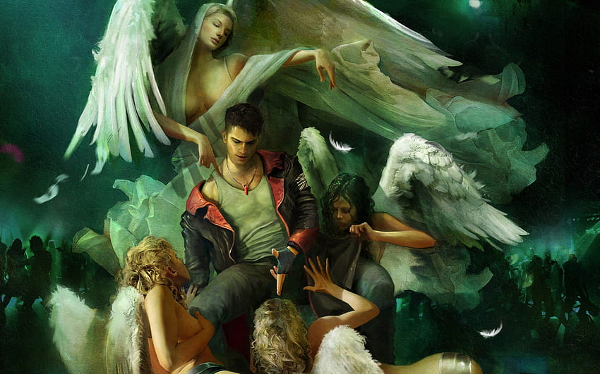 Angels Devil May Cry Vergil Dmc - Devil May Cry Dante Girls - - HD wallpaper