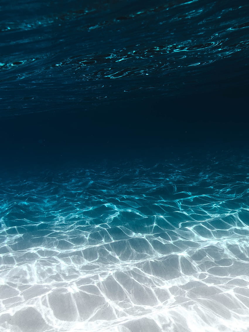 bajo el agua & Stock, Océano submarino iPhone fondo de pantalla del teléfono