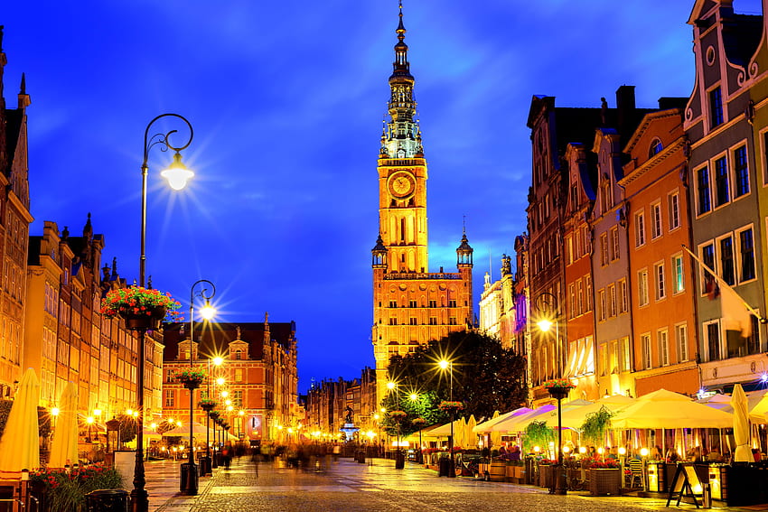 Gdansk and Background HD wallpaper