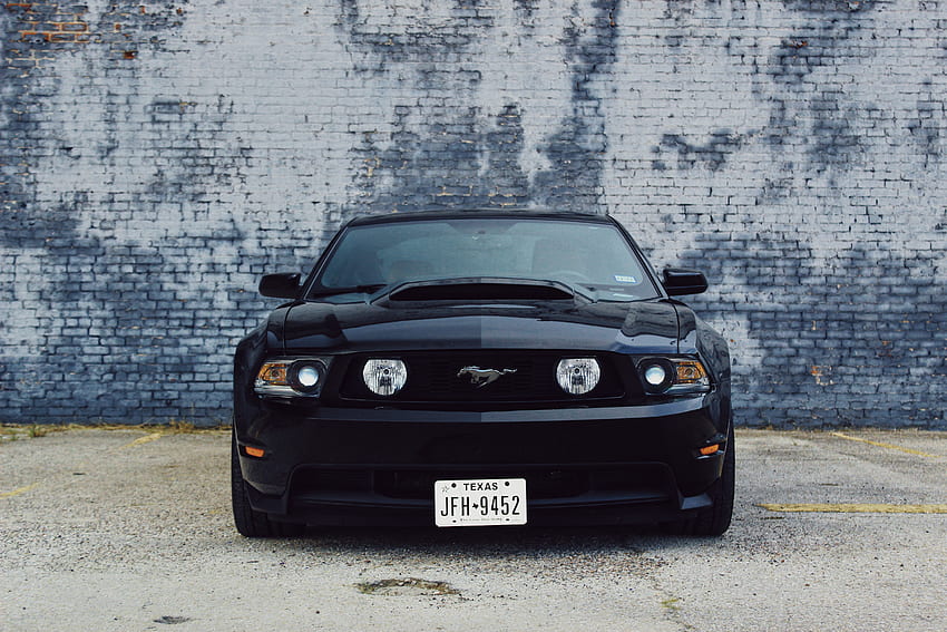Autos, Auto, Vorderansicht, Ford Mustang HD-Hintergrundbild
