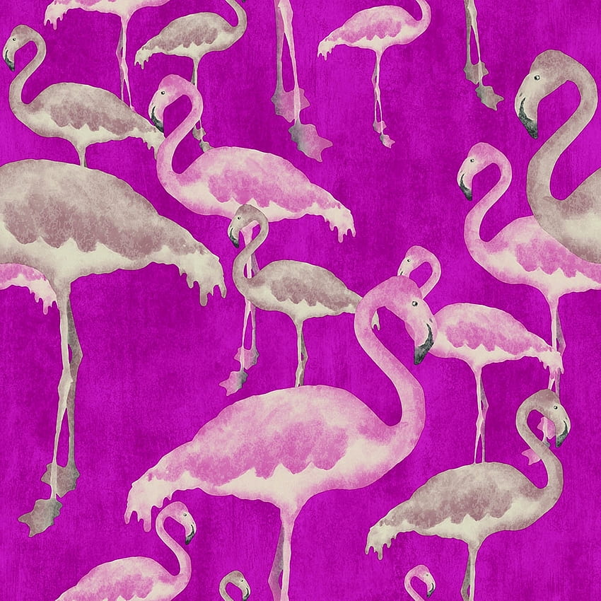 Pink Flamingo Uk, Christmas Flamingo HD phone wallpaper