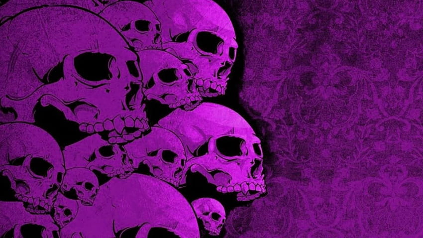 Opere d'arte di arte oscura fantasy artistico originale horror malvagio raccapricciante spaventoso spettrale halloween., Evil Purple Sfondo HD