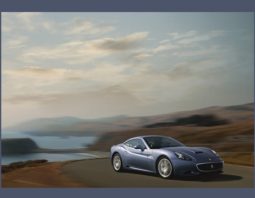 The Drive, fun, car, drive, fast, ferrari, sky, country HD wallpaper