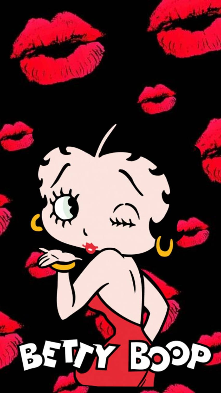 Betty Boop, Schwarze Betty Boop HD-Handy-Hintergrundbild