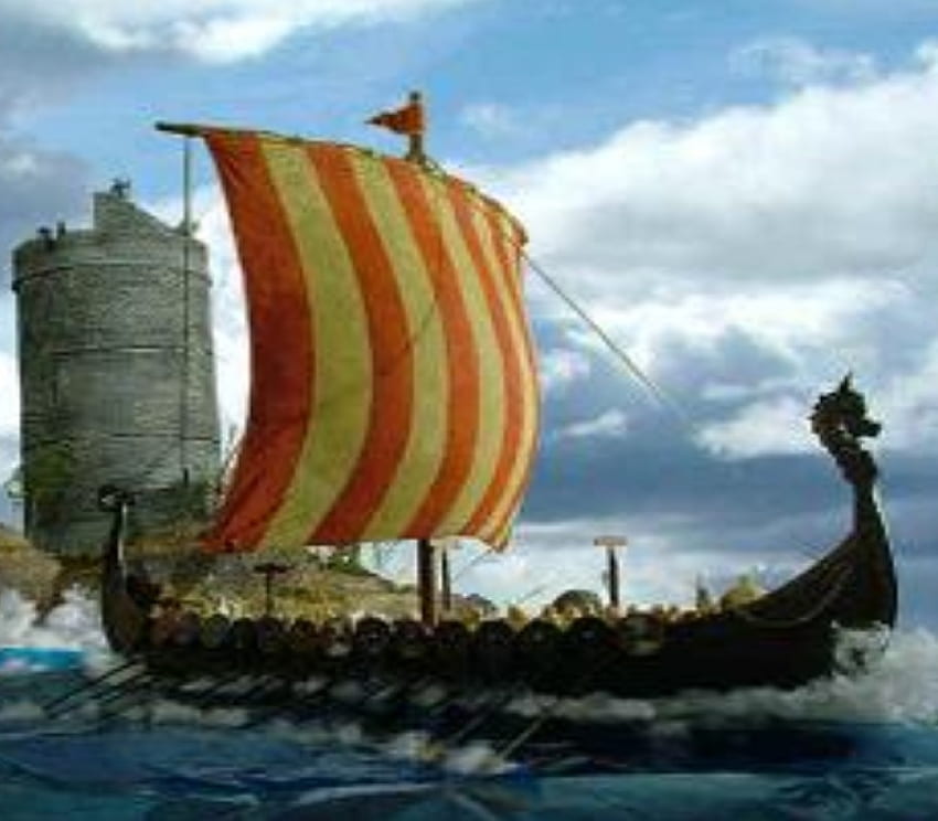 the long boat, viking, warriors HD wallpaper