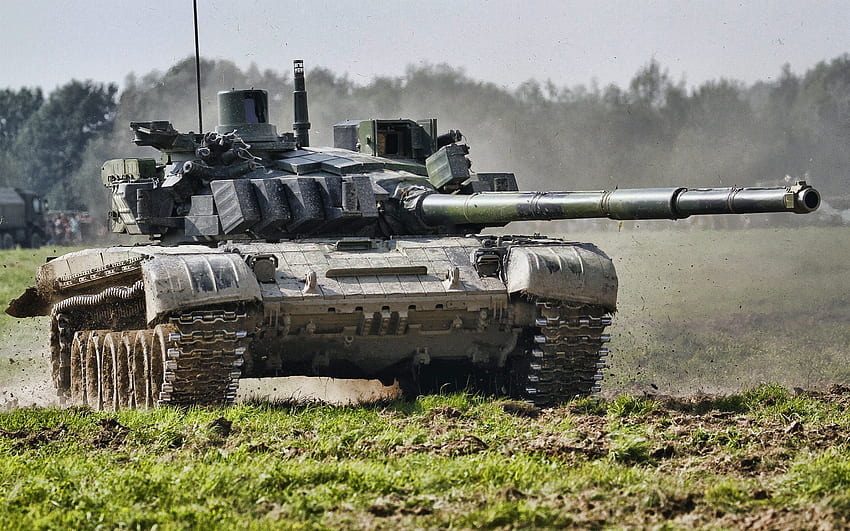 T-72, teren, czołgi, R, Armia Rosyjska, zielony kamuflaż, T-72 Ural, pojazdy opancerzone, strzelnica Tapeta HD