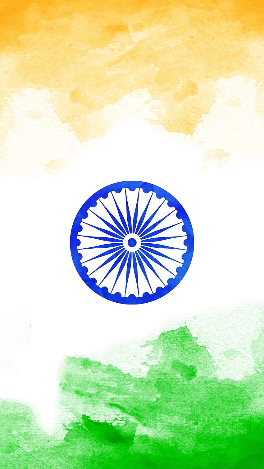 Tricolour Indian Flag, Indian Minimalist HD phone wallpaper