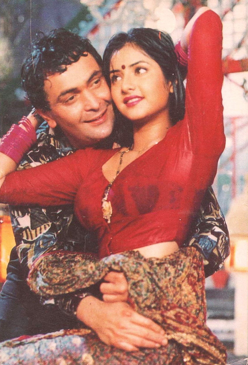 Rishi Kapoor, Divya Bharati. Bollywood couples HD phone wallpaper