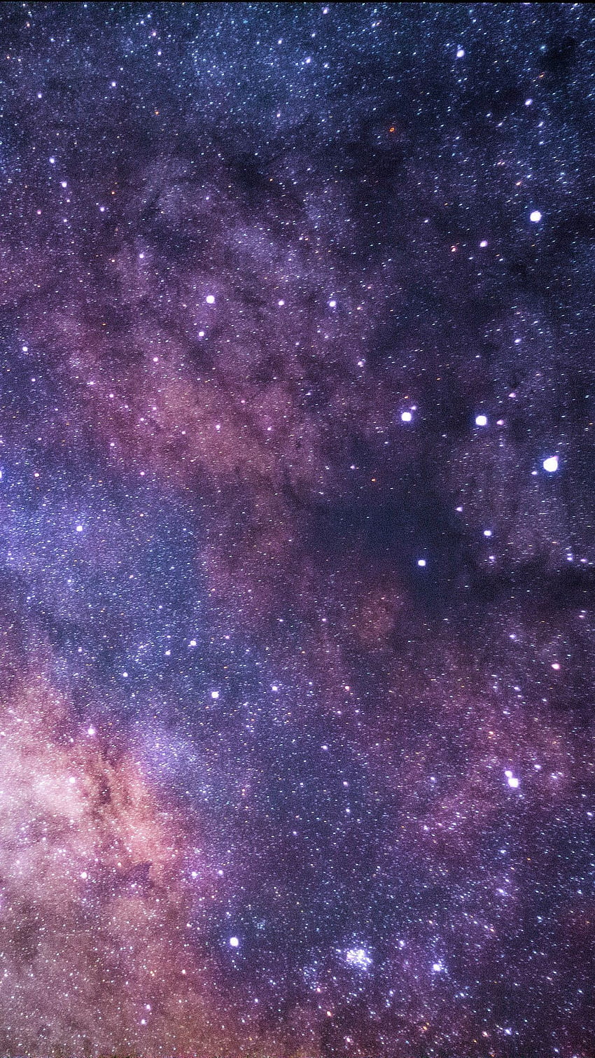 Starry sky, milky way, stars, glitter, space, Milky Way Night HD phone ...