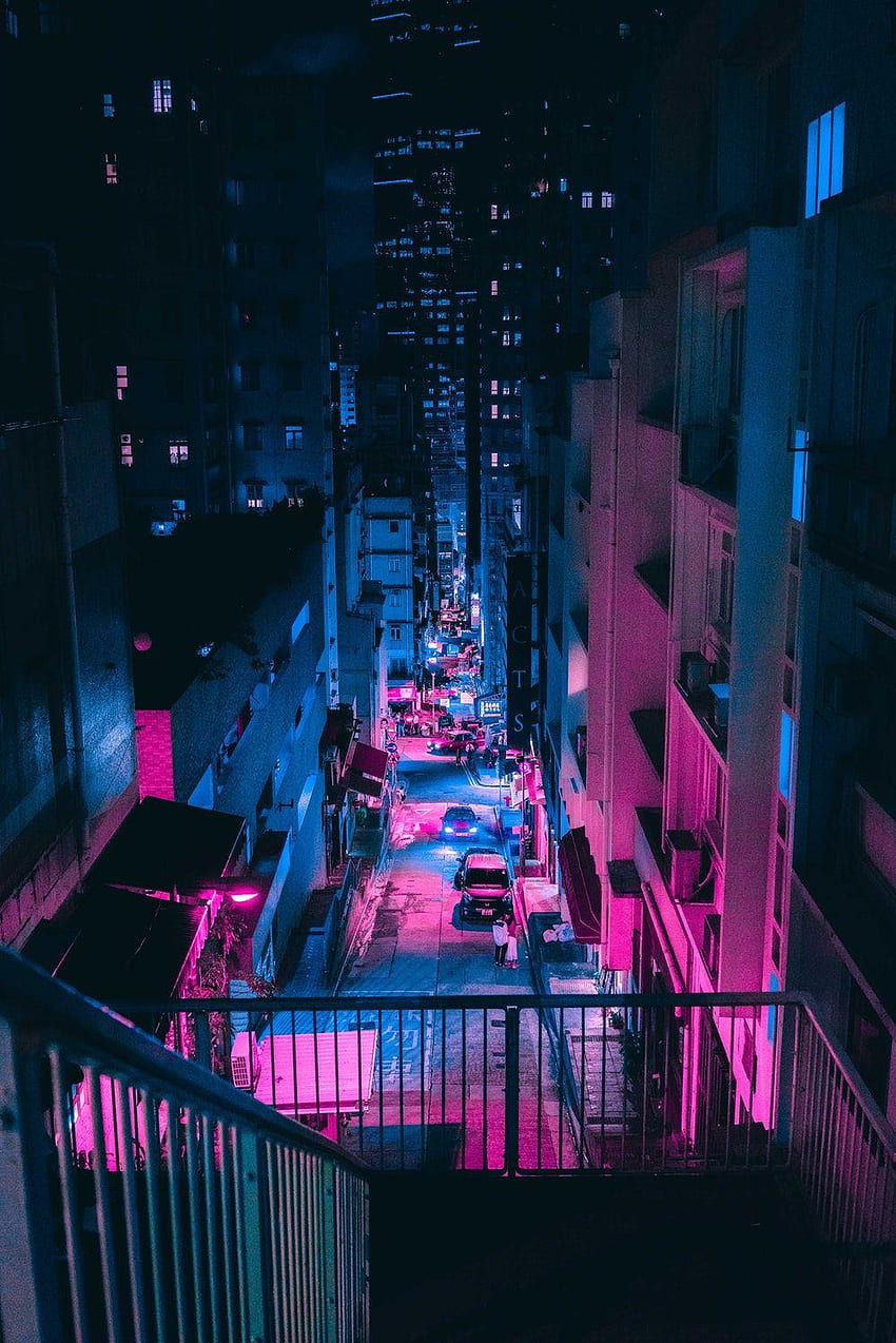 Tokyo néon rétro, rose Tokyo Fond d'écran de téléphone HD