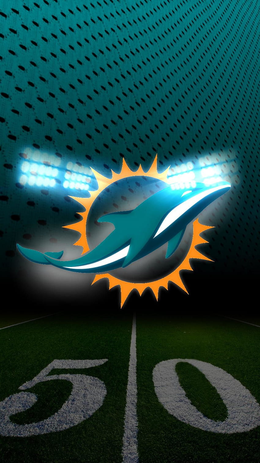 iPhone 6 do Miami Dolphins, logotipo do Miami Dolphins Papel de parede de celular HD