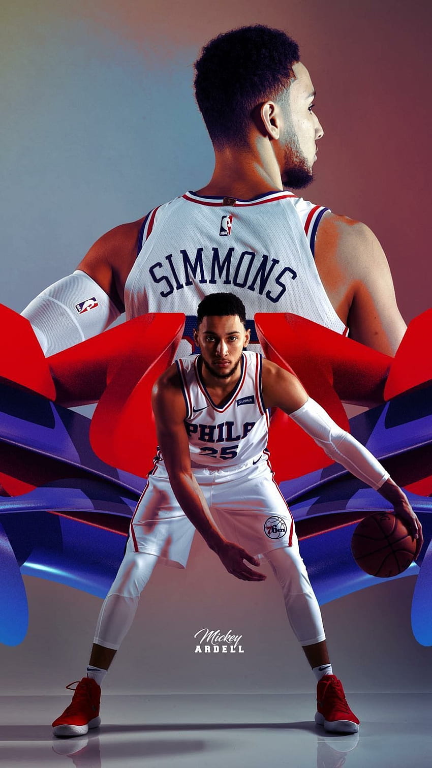 Ben Simmons. BASKETBALL. NBA, Hochschule HD-Handy-Hintergrundbild