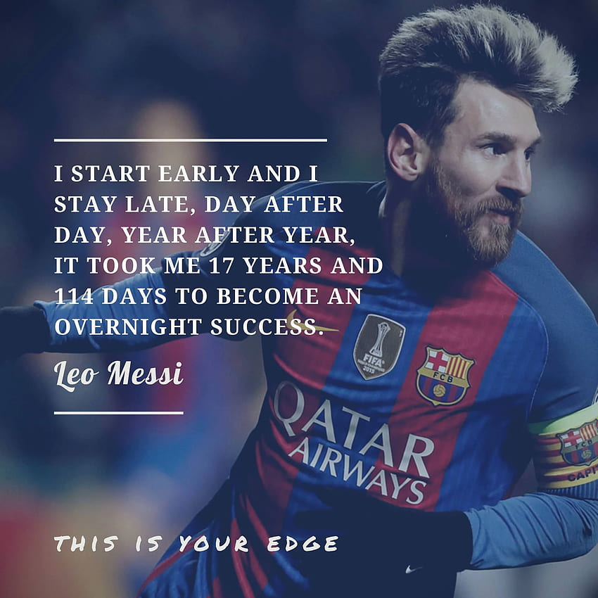Favorite quote from Leo Messi HD phone wallpaper
