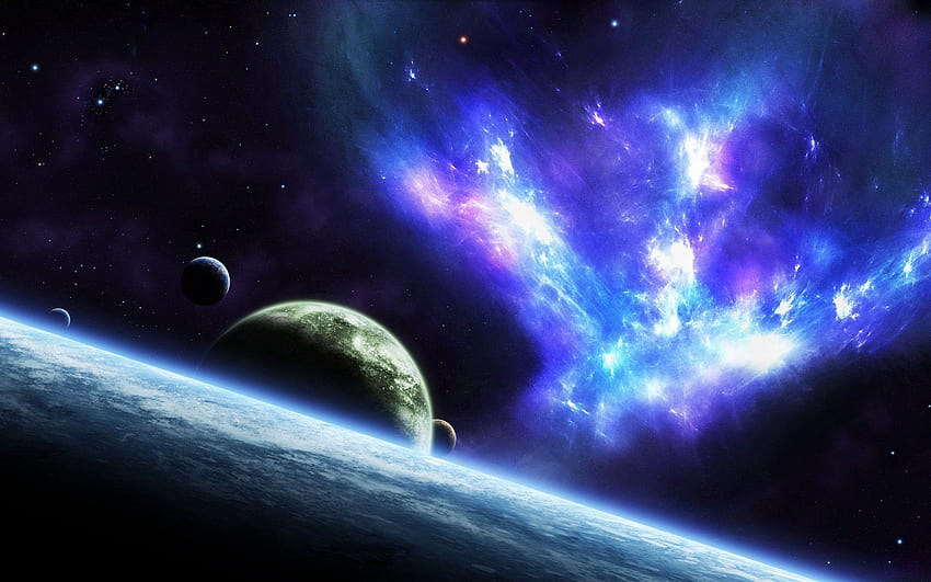 zewnętrzna, przestrzeń, gwiazdy, planety, mgławice / i mobilne tło, mgławica planetarna Tapeta HD