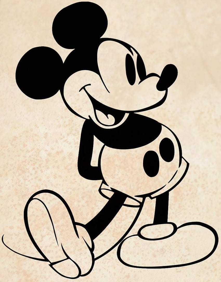 Ilustraciones de mickey mouse. mickey mouse viejo mira por d russo fan art,  Vintage Minnie Mouse fondo de pantalla del teléfono | Pxfuel