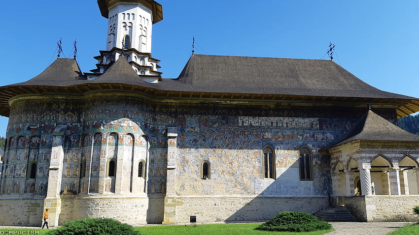 Sucevita Monastery, orthodox, romania, sucevita, church HD wallpaper