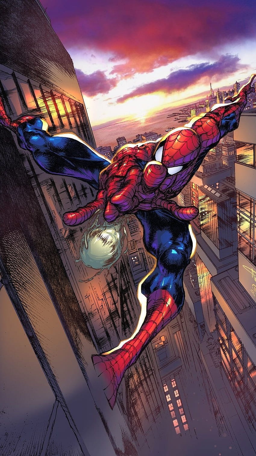 Spiderman Comic, Spider Man, Spiderman Comic Cartoon HD phone wallpaper