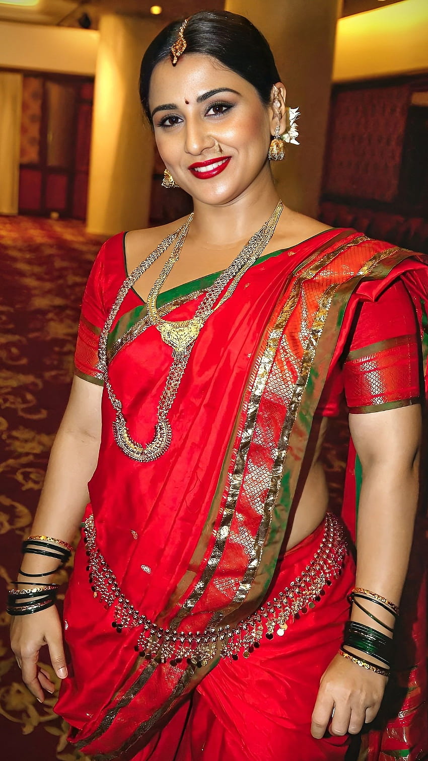 Видя Балан, боливудска актриса HD тапет за телефон