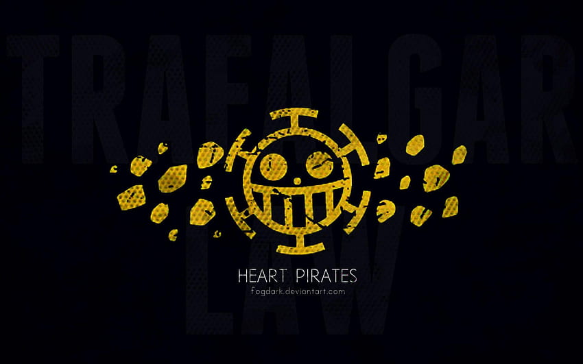 One Piece Law, Trafalgar Law logo HD wallpaper