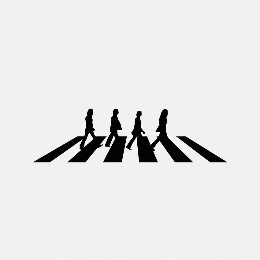 IOS7. Beatles Abbey Road W Parallax IPhone IPad, Die Beatles Abbey Road HD-Handy-Hintergrundbild