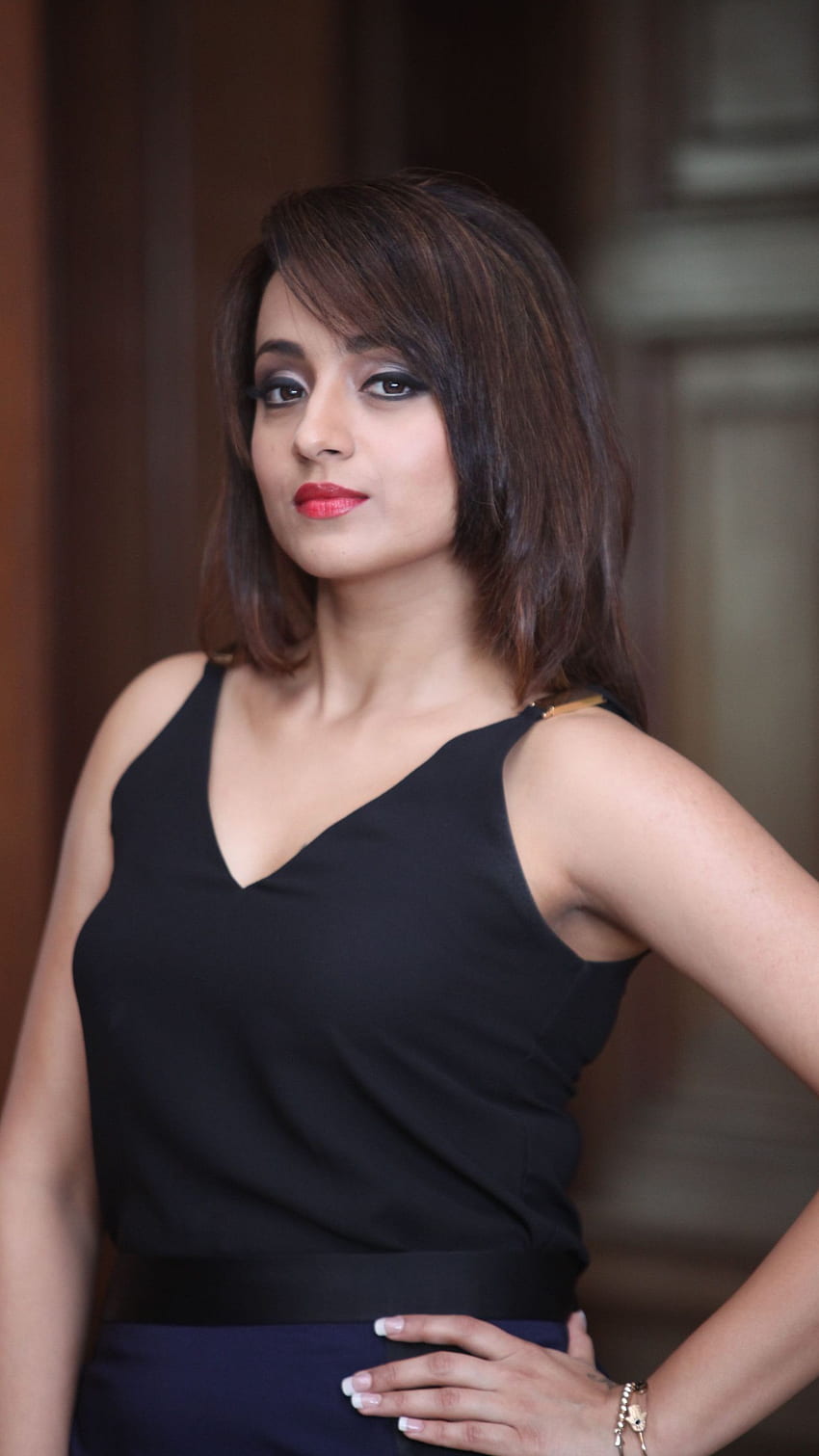 Триша Кришнан, мохини, тамилска актриса HD тапет за телефон