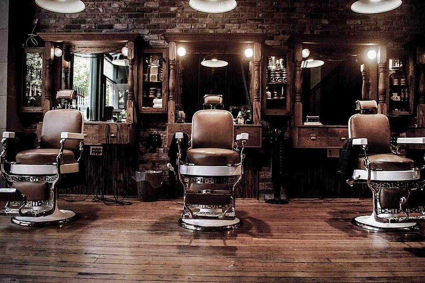 Salon de coiffure, chaise de barbier Fond d'écran HD