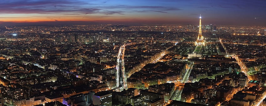 Paris at Night, Modern, Architectures, , กลางคืน, ปารีส วอลล์เปเปอร์ HD