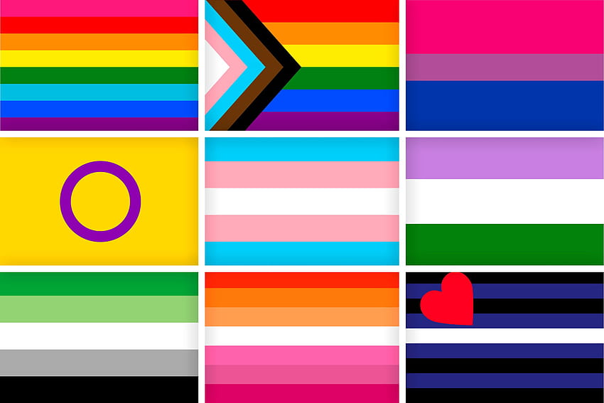 ธง LGBTQ และความหมาย ธงเดือนแห่งความภาคภูมิใจ & สัญลักษณ์สัญลักษณ์เกย์ วอลล์เปเปอร์ HD