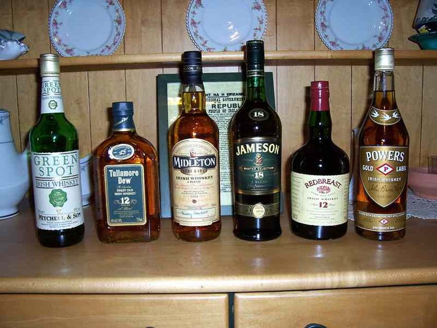 Ирландско уиски, ирландско, уиски, напитка, напитка HD тапет
