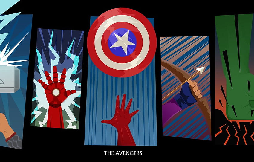 Hulk, Iron Man, Captain America, Thor, The Avengers, Hawkeye untuk , bagian фильмы, Hawkeye Endgame Wallpaper HD