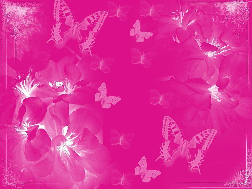 Barbie Pink Background, Barbie Pattern HD wallpaper