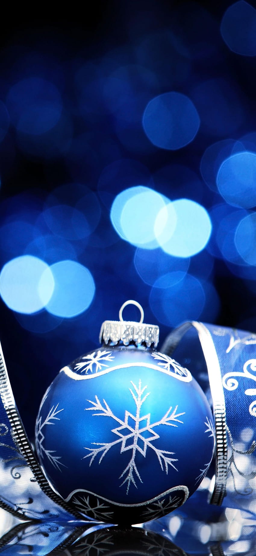 Christmas, Christmas Ornament, Blue HD phone wallpaper | Pxfuel