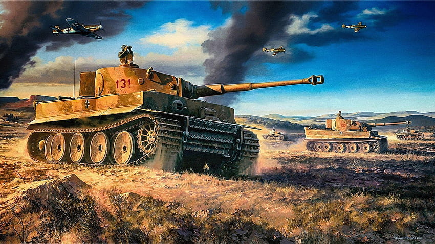 Tanque Tiger, Alemán WW2 fondo de pantalla