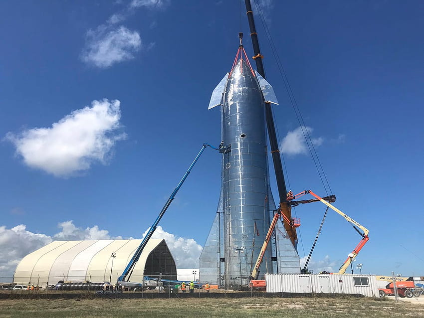 SpaceX hat gerade einen 164 Fuß hohen Prototyp eines zukünftigen Mars-Raumschiffs gebaut Business Insider, Spacex Starship HD-Hintergrundbild