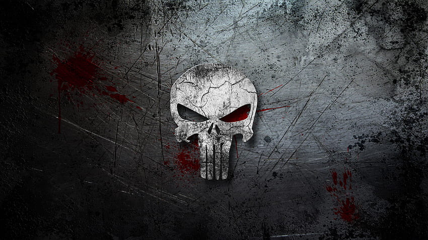 Crânio do Justiceiro, logotipo do Justiceiro papel de parede HD
