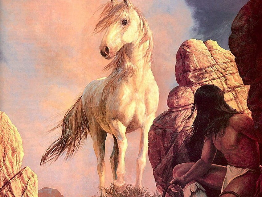 wild one, horses, wild, art HD wallpaper