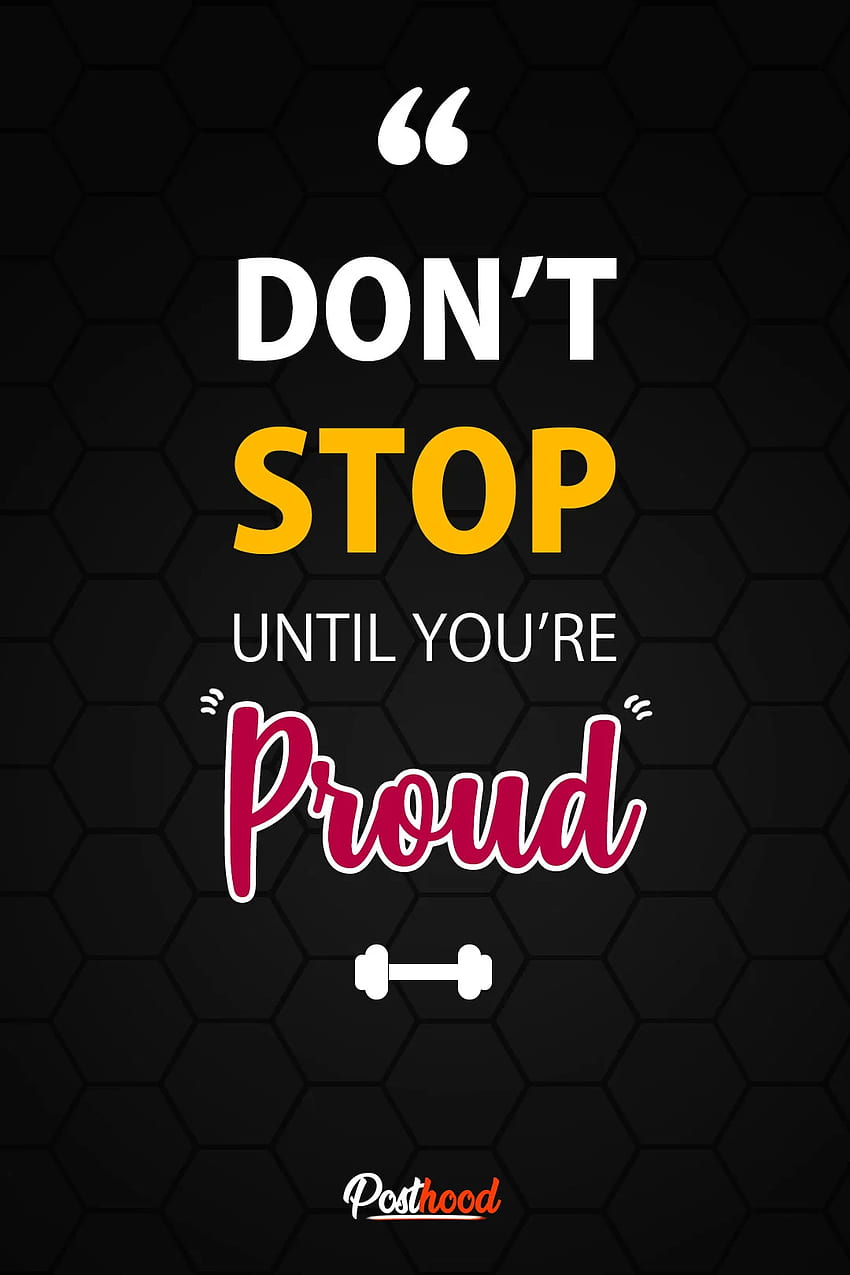 Фитнес мотивационни цитати ви вдъхновяват да продължите! – Posthood, Fitness Motivation iPhone HD тапет за телефон