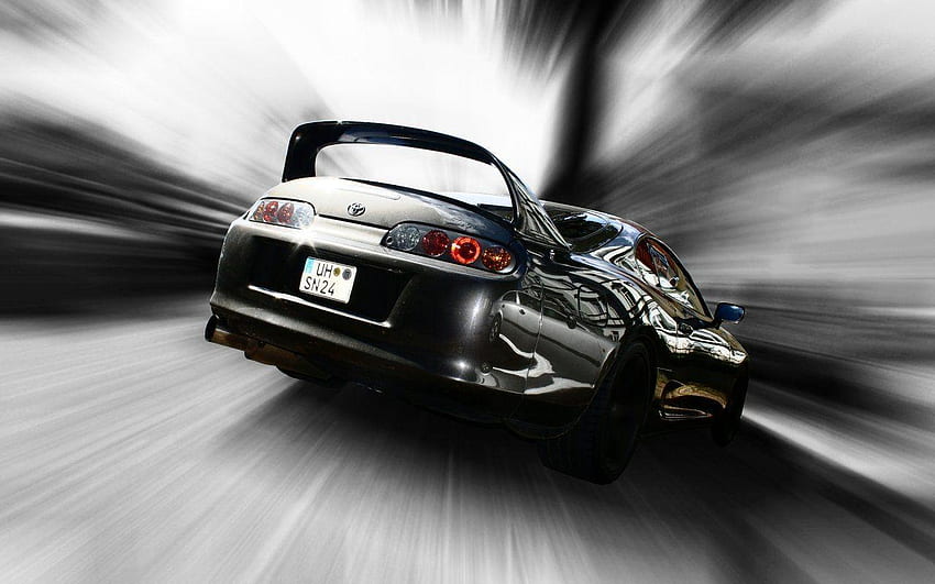 Supra . Supra , Top Secret Supra and Supra GEOS, Toyota Supra Black HD wallpaper
