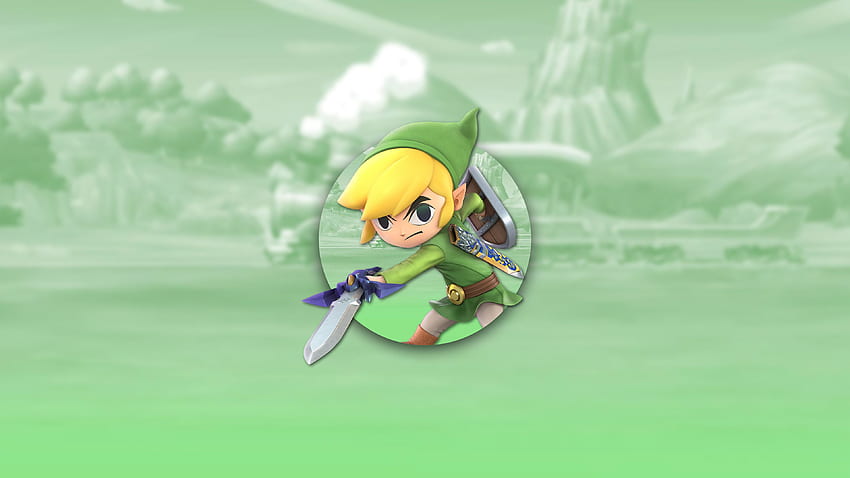 Toon Link on Zen, Super Smash Bros HD wallpaper