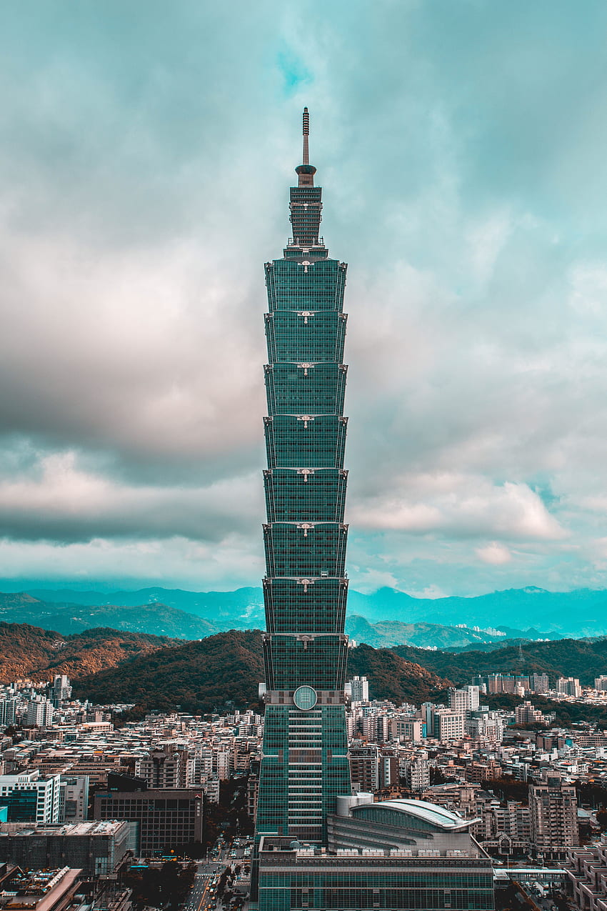 Cities, Architecture, City, Building, Tower, Taiwan, Taipei HD phone wallpaper