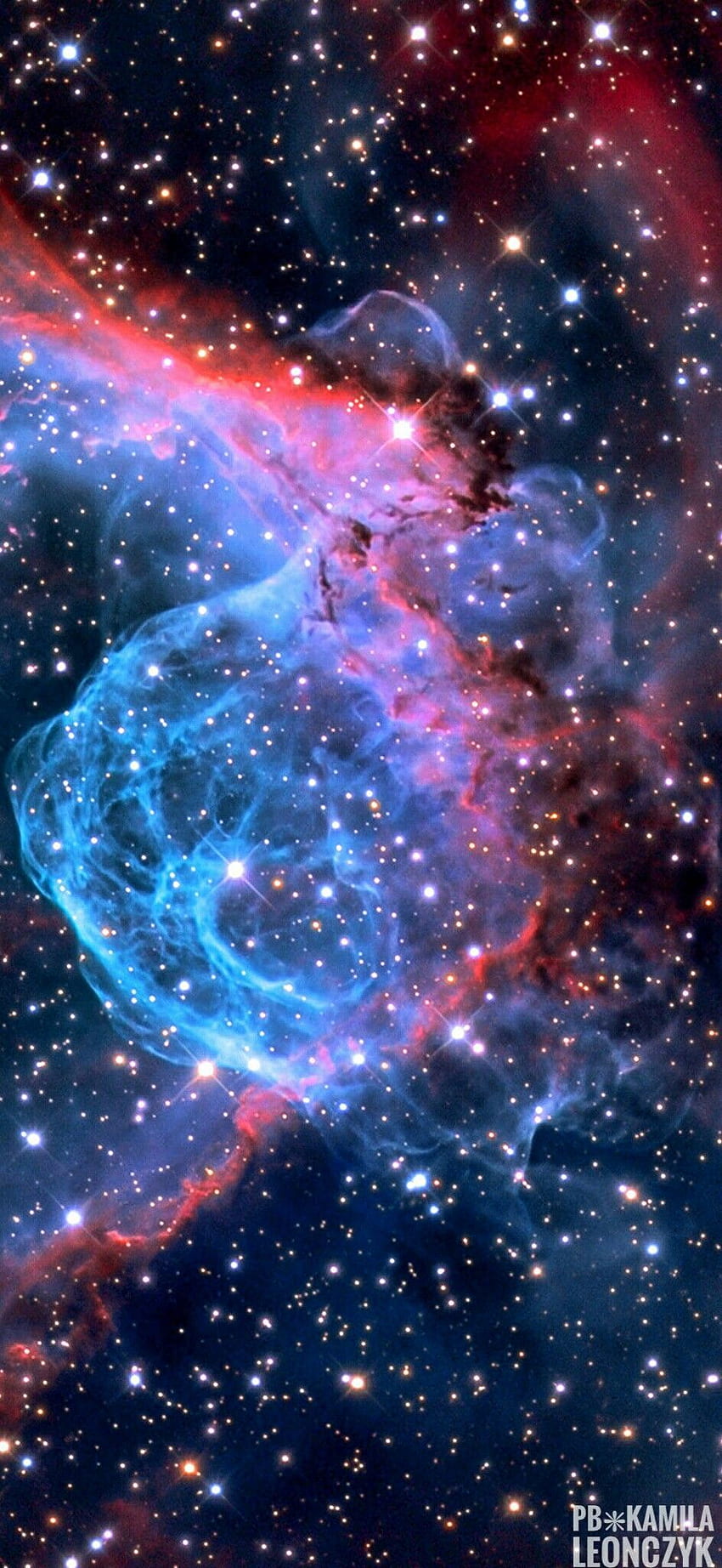 Thor's Helmet Emission Nebula HD phone wallpaper