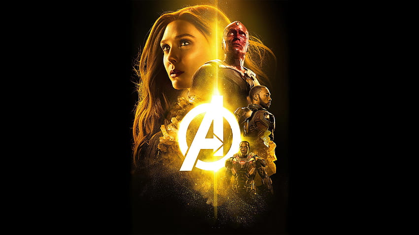 Avengers: infinity war, 2018, the mind stone, poster HD wallpaper