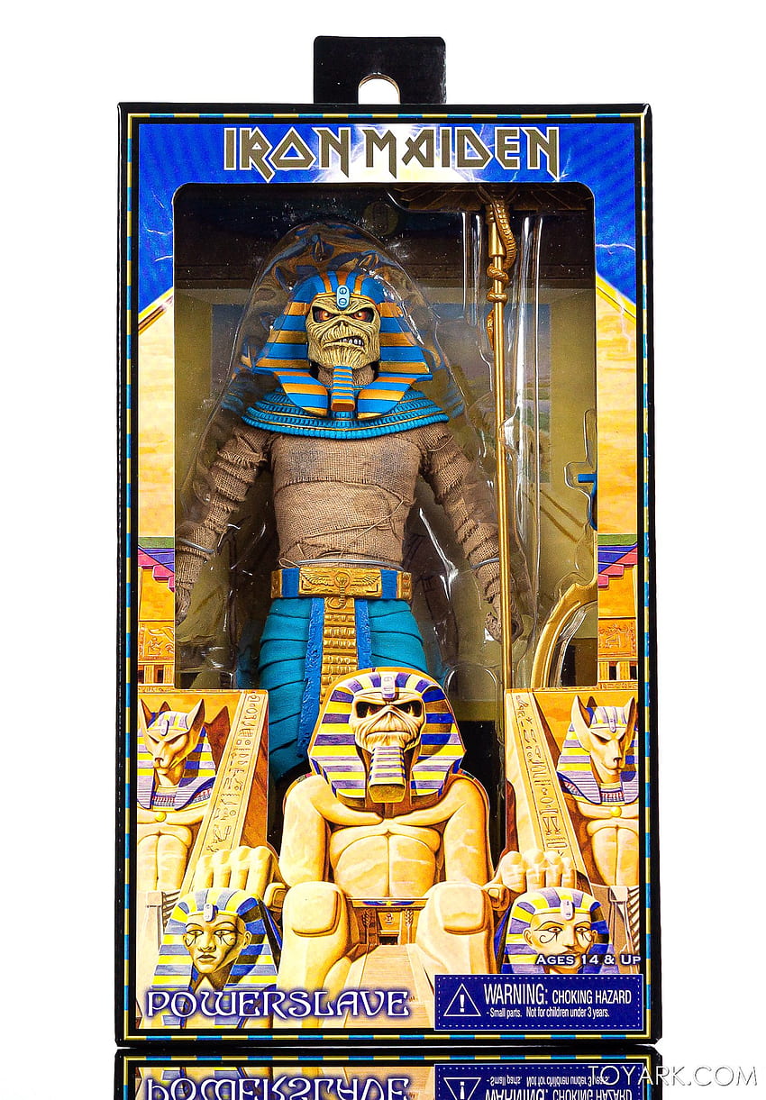 Iron Maiden Powerslave Pharaoh Eddie 8 Inch Figure Toyark Advanced Shoot The Toyark News HD phone wallpaper