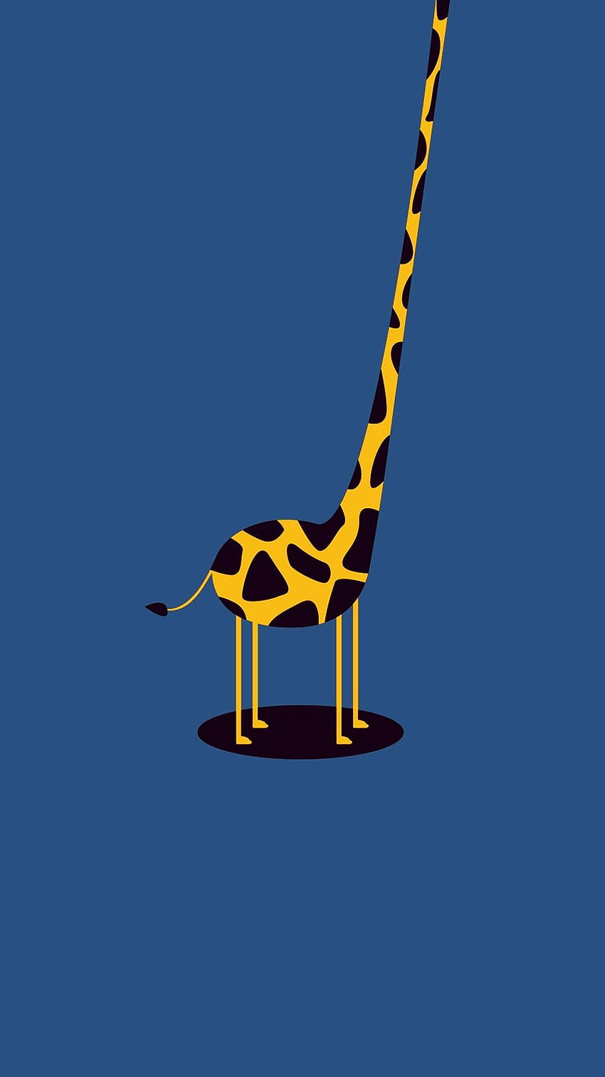 Where is giraffe's head? Tap to see more Cute & Funny Cartoon iPhone, Humor Cartoon HD phone wallpaper