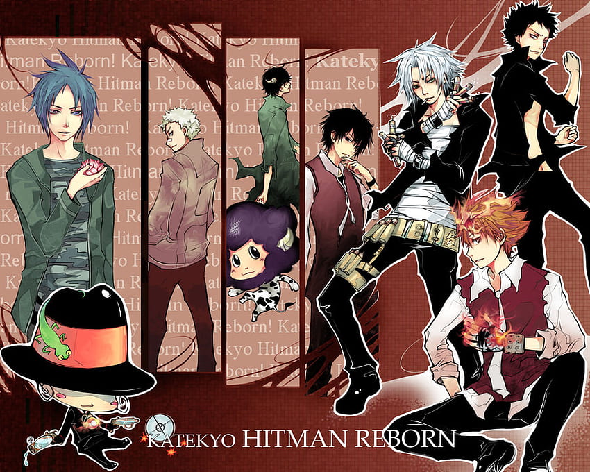 Vongola Decimo Generazione, vongola dixième génération, vongola, katekyo hitman renaît personnages, katekyo hitman reborn Fond d'écran HD