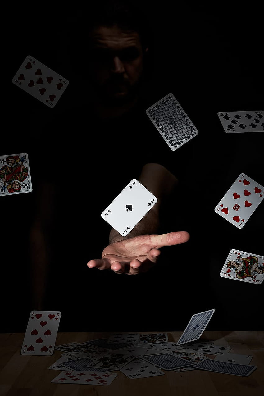 : playing cards, ace, card game, poker, heart, skat, Deck of Cards HD phone wallpaper