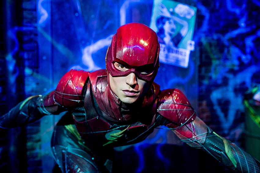 Ezra Miller, Flash, superhero, movie, 2017 HD wallpaper