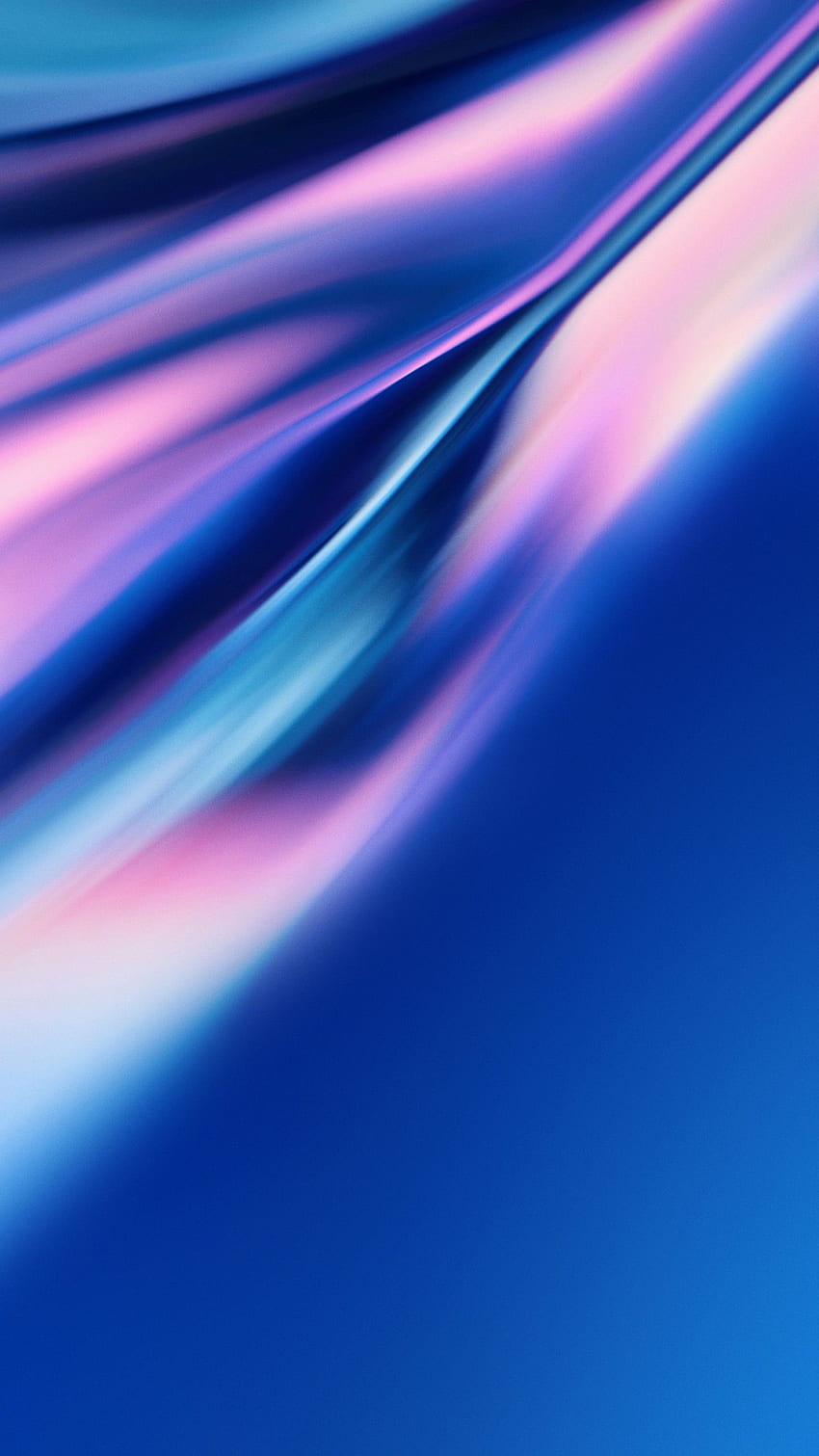 OnePlus 7 Pro, Resumen, Azul, Gradientes, Stock fondo de pantalla del teléfono