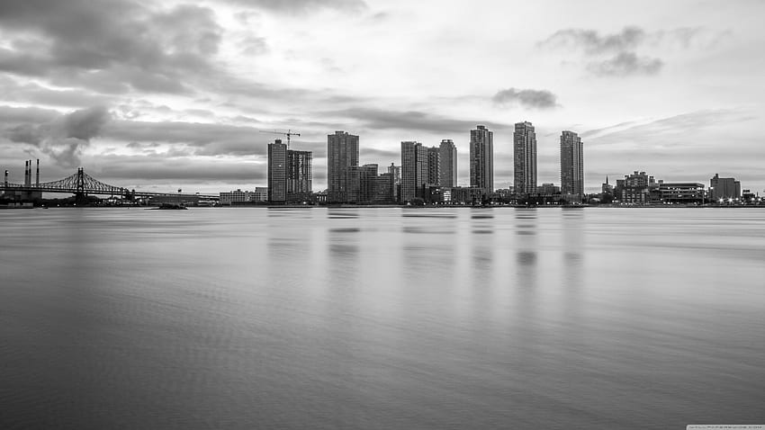 Long Island City Black and White ❤ HD wallpaper