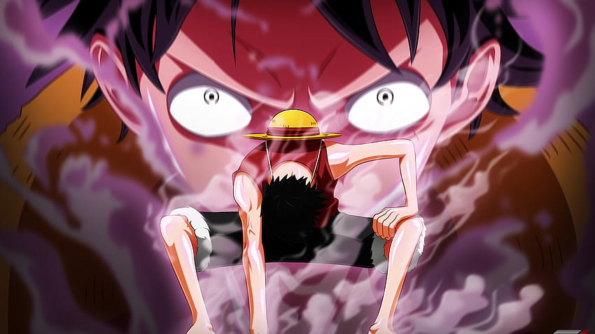 Anime One Piece Luffy Gears 2, Laptop Luffy Wallpaper HD